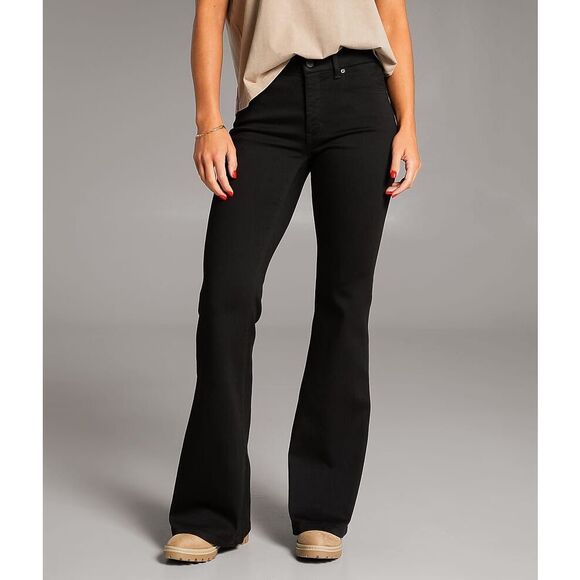 Buckle Denim - BKE Buckle Payton Black Universal Fit Mid-Rise Bootcut Stretch Jean Size 26